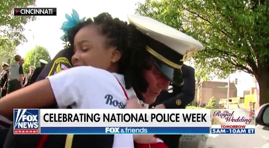 Video: 8-Year-Old Girl on Mission to Hug Officers in All 50 States