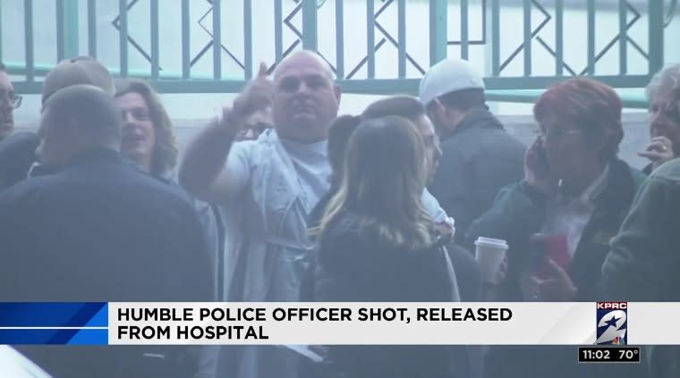 Video: Texas Officer Shot in Chest, Drives Self to Hospital