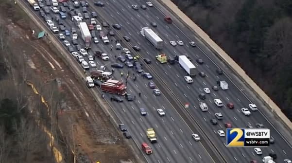 Video: Georgia Trooper Shot, Suspect Killed at End of High-Speed Chase Near Atlanta