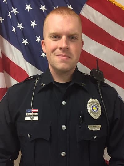 IN Officer Shot, Vest Saves His Life