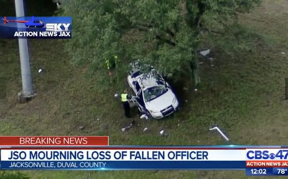 Video: Florida Officer Killed in Patrol Car Accident on Rain-Slicked Highway