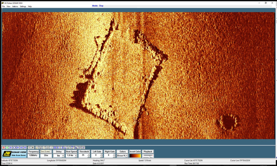 JW Fishers' Side Scan Sonar Uncovers History