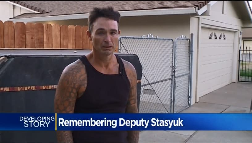 Video: Homeless Man Mourns Slain California Deputy Who Arrested, Then Cared for Him