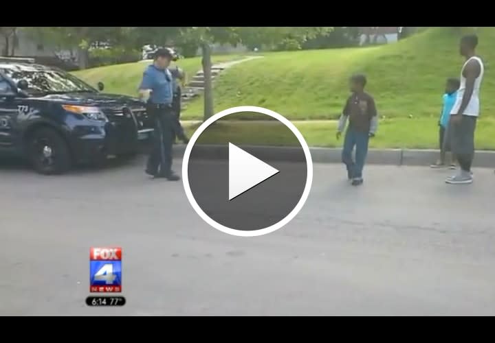 Kansas City Officer's Dance-off with Kid