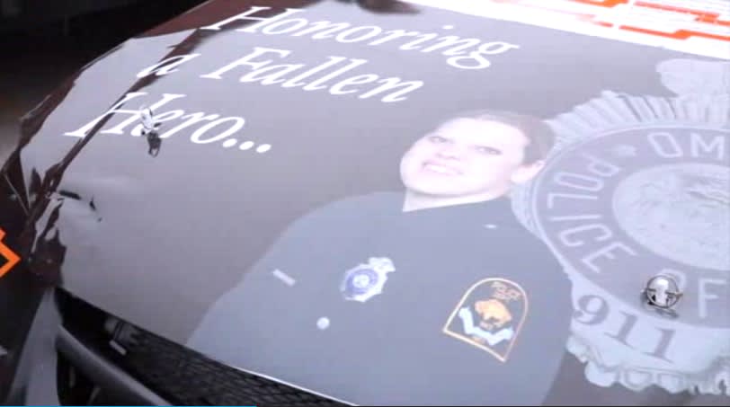 Video: Race Car Driver Unveils Tribute to Fallen Omaha Officer Kerrie Orozco