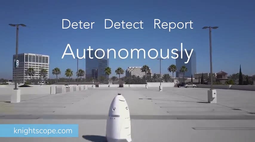 Video: Knightscope's Robots Can Help Law Enforcement Officers Secure Facilities, Prevent Crime