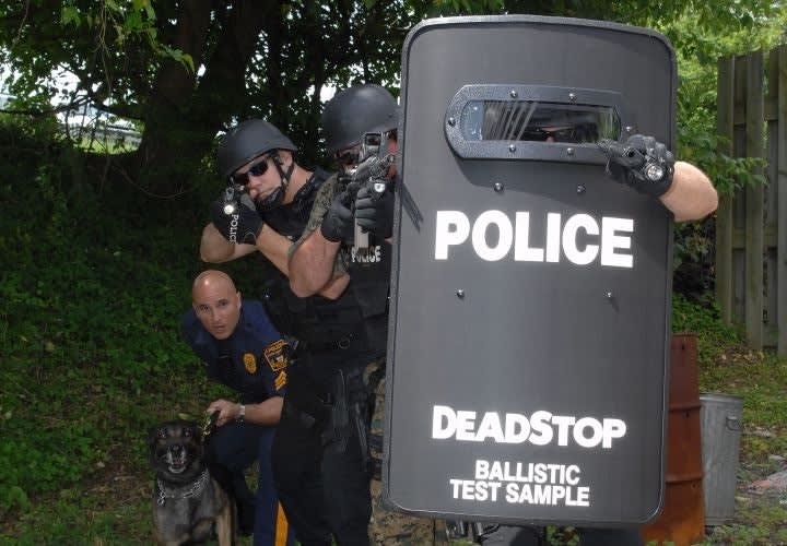 Deploying a Ballistic Shield
