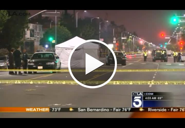Video: Los Angeles Police Vehicle Hits Naked Man in the Street