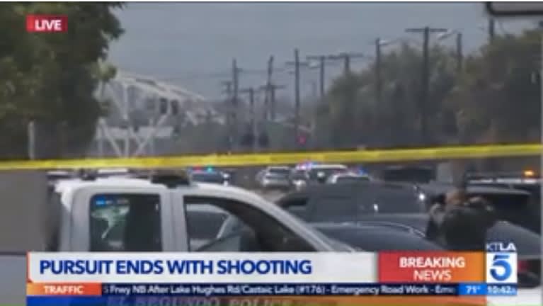 Video: LAPD SWAT Officer and Homicide Suspect Wounded in Gunfight
