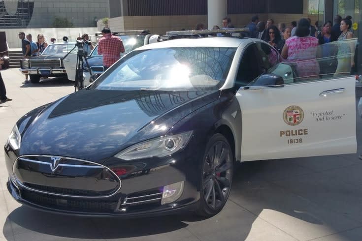 LAPD Loaned Luxury Electric Vehicles for Testing