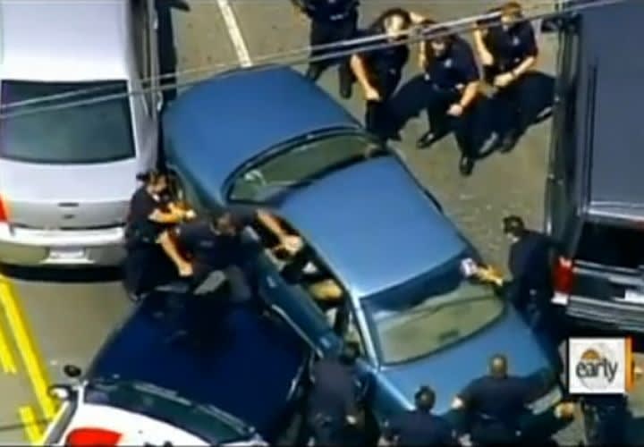 Video: Man Who Threatened to Kill Cops Leads LAPD On Wild Pursuit