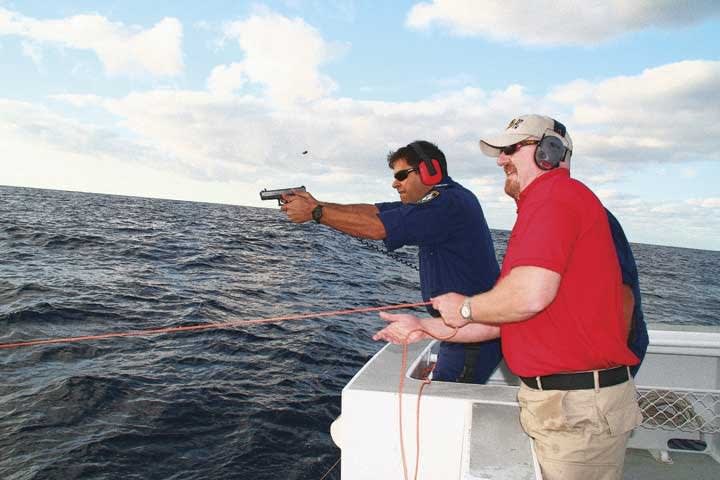 Shooting from a Boat