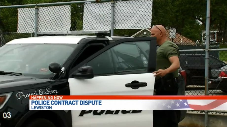 Maine Police in Labor Dispute Shed Duty Uniforms in Favor of T-Shirts