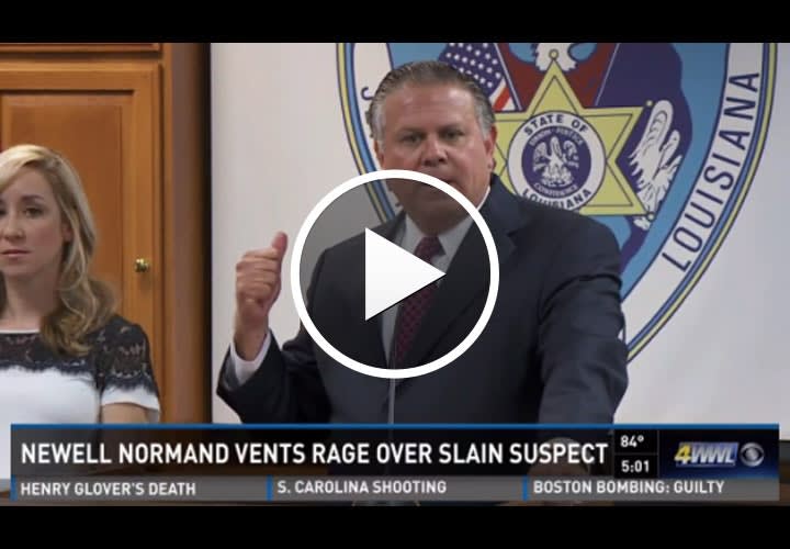 Video: Louisiana Sheriff Rages at Media's Questions About OIS