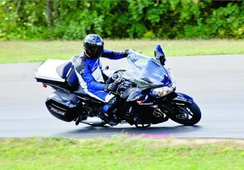 The Kawasaki Concours 14P was one of six police bikes tested in Michigan. Photo: Michigan State Police