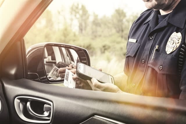 Law enforcement agencies are deploying mobile devices to ensure that officers are equipped with the most up-to-date information. (Photo: Panasonic)