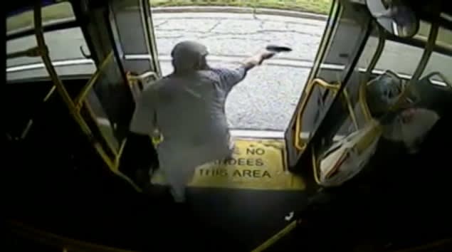 Video: MD Officers Exchange Fire with Gunman on Bus