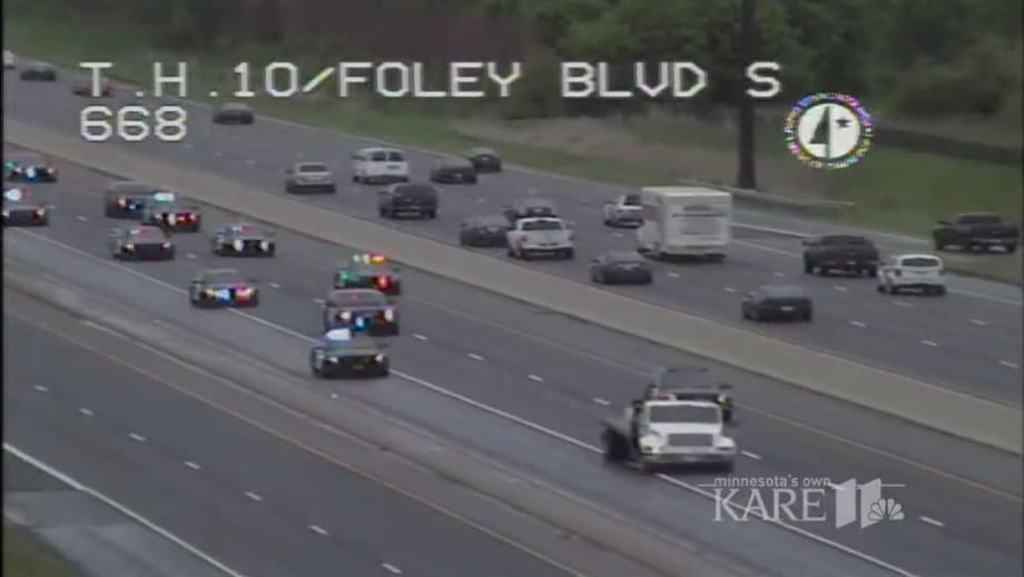 Video: Suspect in Stolen Flatbed Truck Leads MN Officers on Highway Pursuit