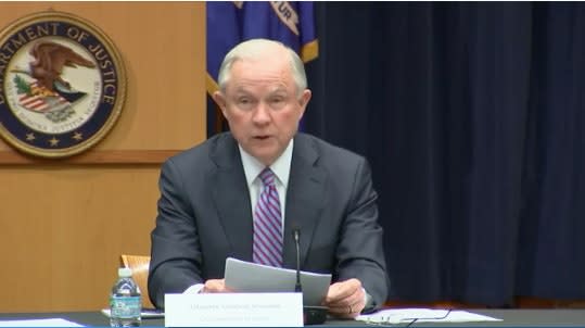 Video: Sessions Says Justice Department will Target Gangs