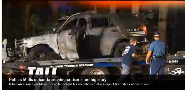 Video: Massachusetts Officer Fabricated Patrol Car Shooting Story