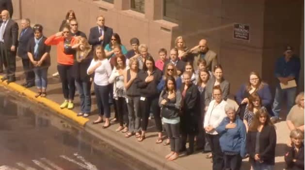Video: Hundreds Line Streets to Honor Fallen Montana Deputy