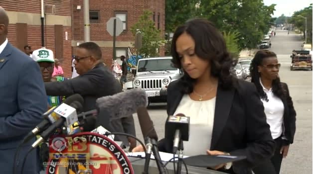 Video: Maryland States Attorney May Lose Immunity in Baltimore Officers' Lawsuit