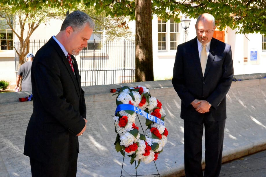 Officers Killed on 9/11 Honored During NLEOMF Remembrance Ceremony in DC