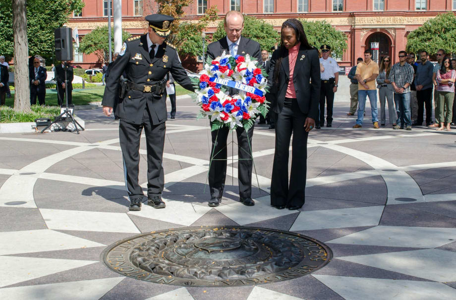 NLEOMF Ceremony Honors LEOs Killed on 9/11