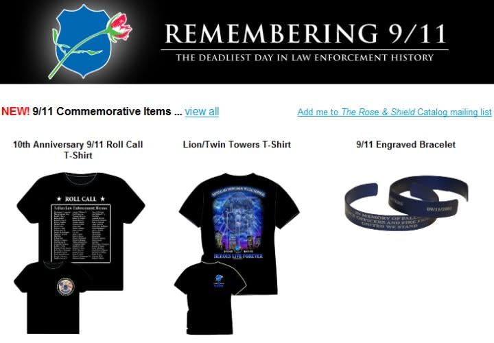 NLEOMF Offers 9/11 Commemorative Gear