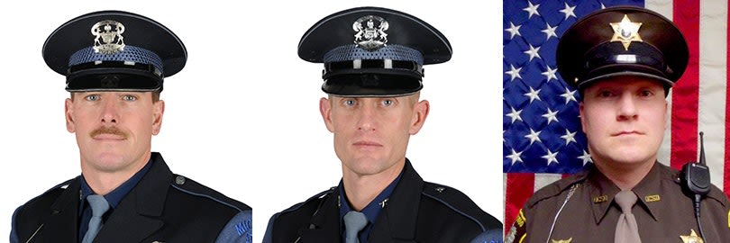 Michigan Troopers, Deputy Named March 2016 NLEOMF Officers of the Month