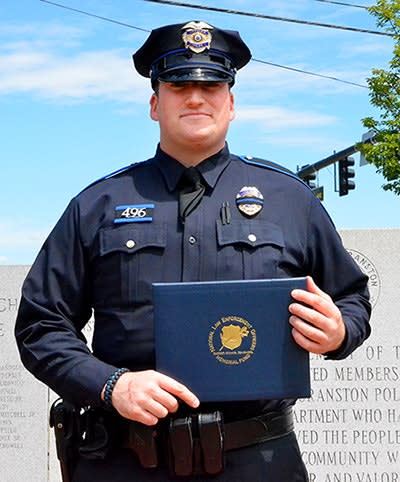 Rhode Island Officer Named May 2016 NLEOMF Officer of the Month