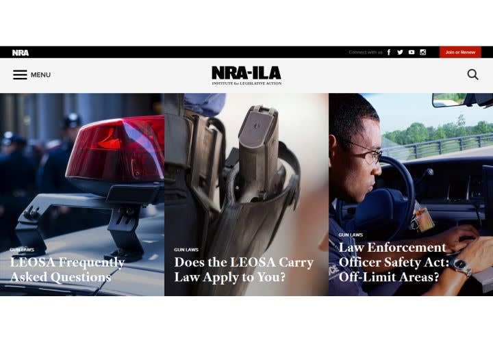New NRA Website Helps Law Enforcement