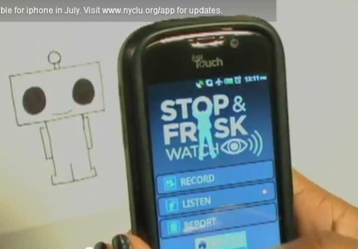 NYCLU Releases 'Stop and Frisk Watch' App