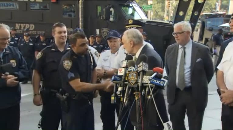Video: NYPD Officers Lauded for Protecting Public from Suspected Bomb