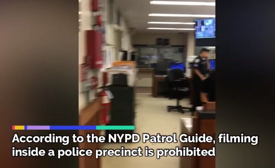 Video: NYPD Sergeant Browbeaten Inside Precinct Station House