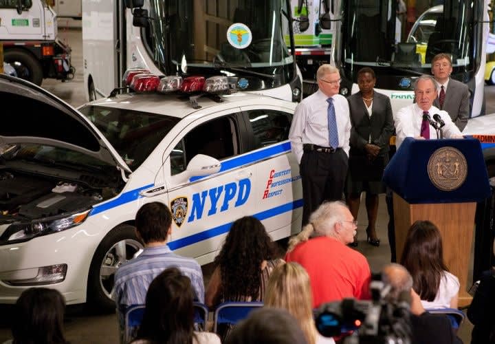 NYPD Acquires Electric Chevy Volts