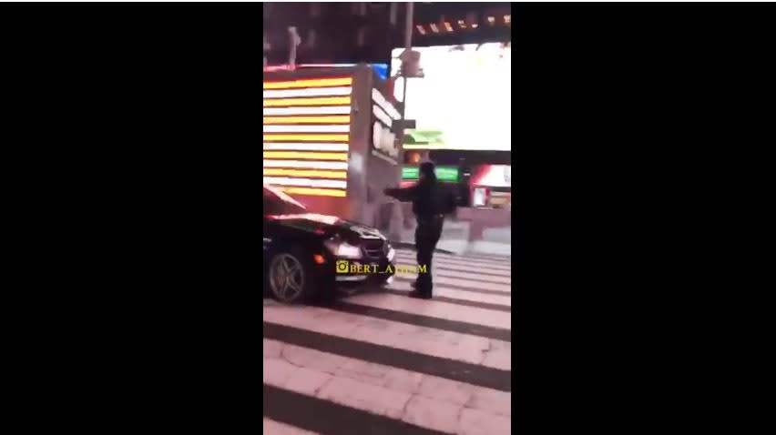 Video: NYPD Officer Hit, Dragged by Speeding Car in Times Square