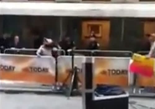 NYPD Cops Tackle Suicidal IRS Ranter