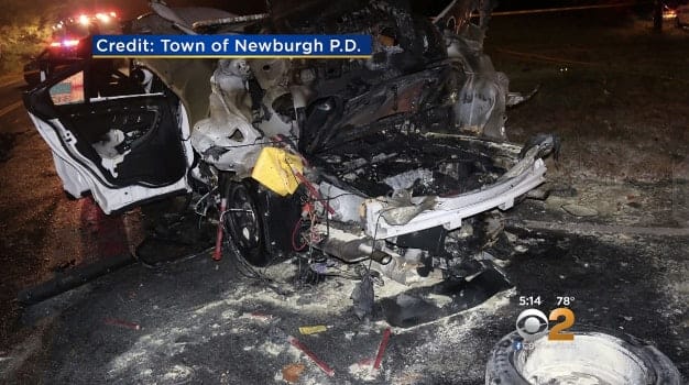 NY Officer's Patrol Car Explodes, No Major Injuries