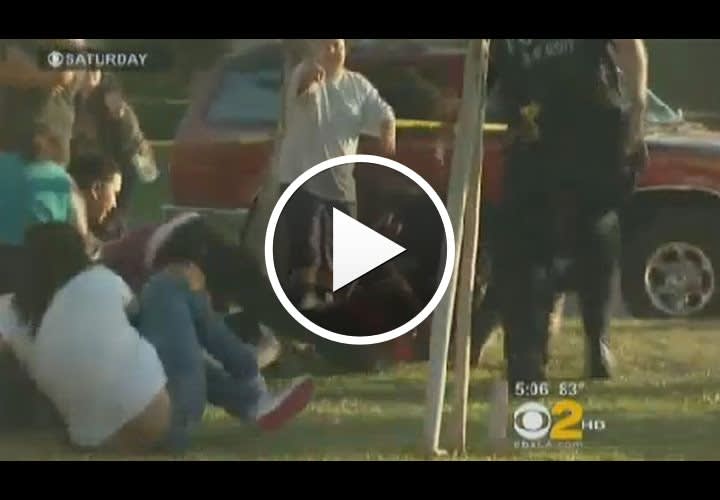 Video: Protesters Storm Anaheim Police HQ