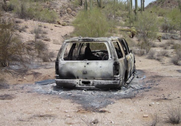 5 Charred Bodies Found In Vehicle In Ariz. Desert