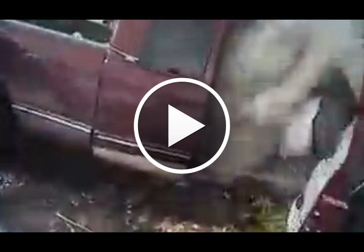 Video: Axon Cam Captures Burning Truck Rescue