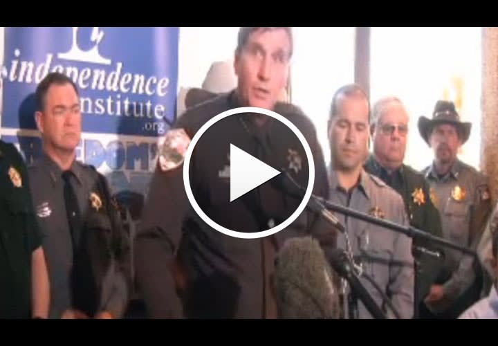 Video: Colo. Sheriffs Sue To Overturn Gun Laws