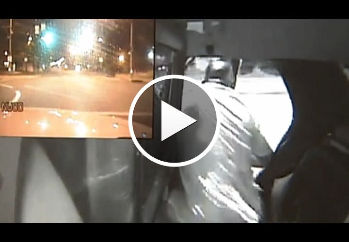Video: Suspect Jumps From Moving Cruiser