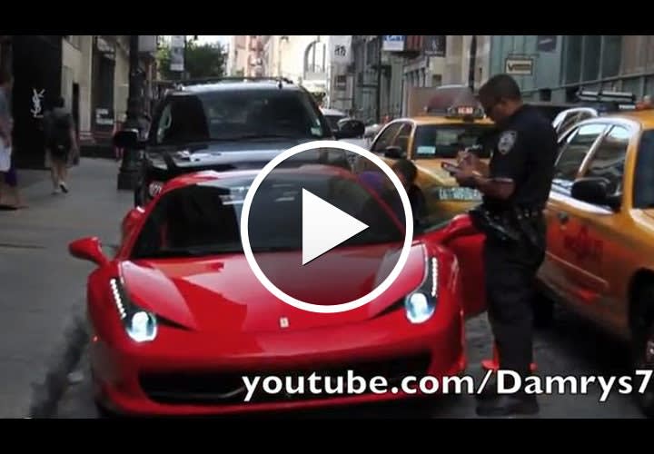 Video: NYPD Cop To Sue Ferrari Driver Over Crushed Foot