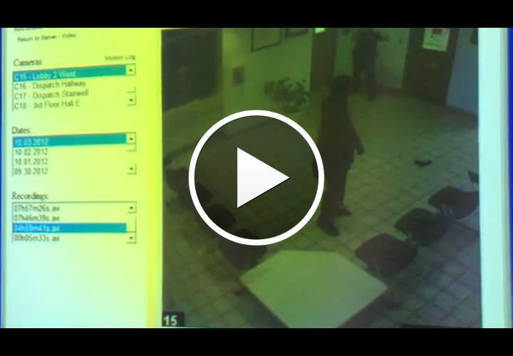 Video: Fla. Man Swings Machete In Police HQ, Gets TASERed