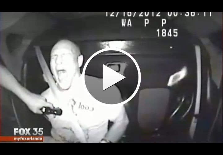 Video: Intoxicated Fla. Man Goes Berserk In Squad