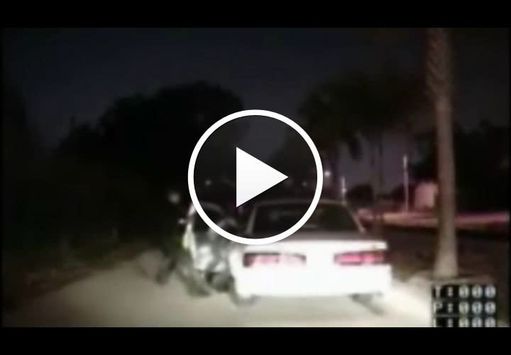 Video: Fla. Felon Drives Off With Officer In Tow