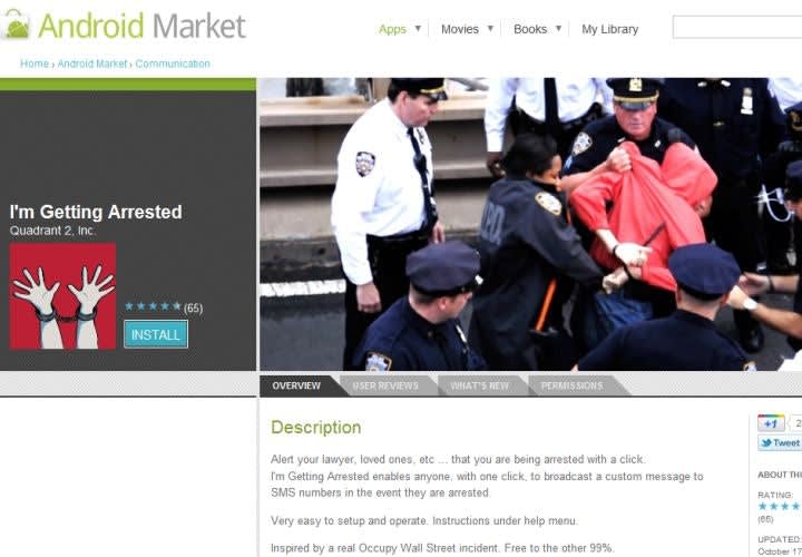 Occupy Wall Street Protesters Get 'Getting Arrested' App