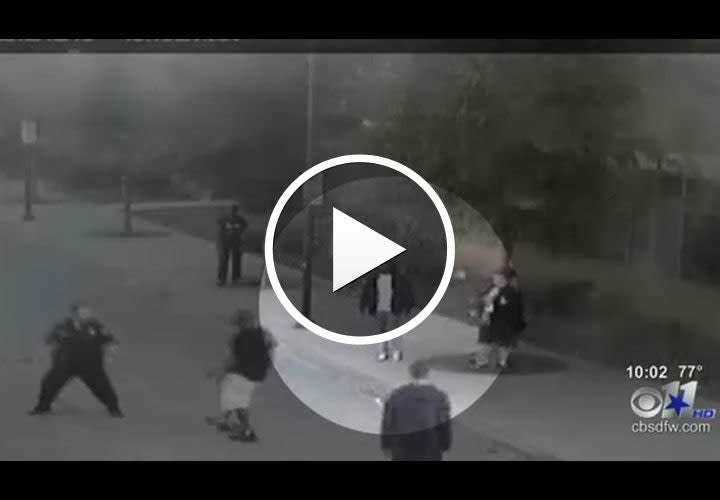 Video: Homeless Ex-Crip Helps Dallas Cop